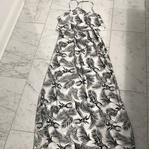 Black White Maxi Dress